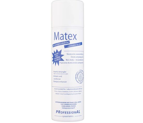 Matex 400ml - Antistatic Detangling & Volumizing Coat Conditioner